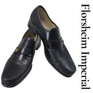 Florsheim Como Imperial loafer moc bit black